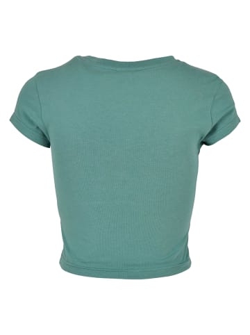 Urban Classics Urban Classics Damen Ladies Stretch Jersey Cropped Tee in paleleaf