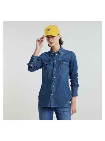 G-Star Raw Langarmbluse in worn in windward