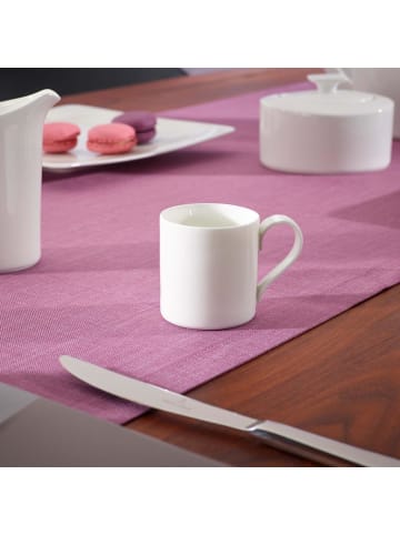 Villeroy & Boch 6er Set Espressotassen mit Untertassen Modern Grace 60 ml in weiß