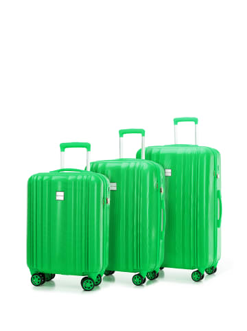 Wittchen POLYCARBONATE SUITCASE SET in Green