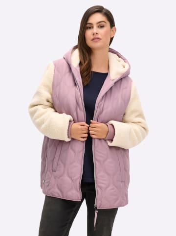 sheego Steppjacke in mauve