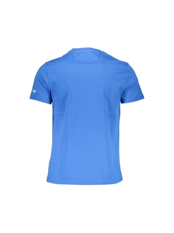 La Martina Blau Baumwolle Herren T-Shirt