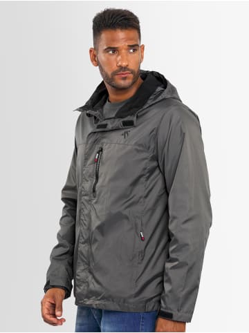 Alessandro Salvarini Regenjacke Alessandro Salvarini Herren Regenjacke AS323 in Dunkelgrau