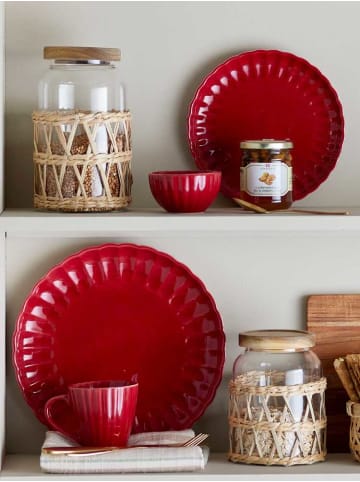 Bloomingville Kuchenteller LATINA Rot 20 cm