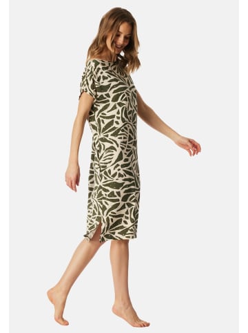 Schiesser Nachthemd Selected Premium in Oliv