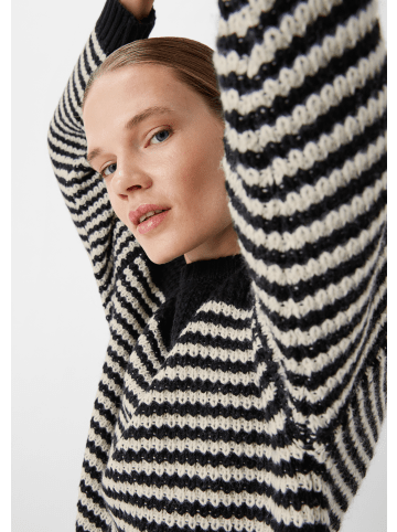 comma CI Strickpullover langarm in Schwarz