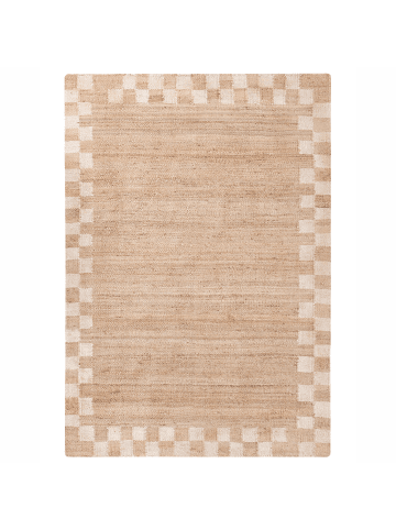 Beliani Kurzflor BEED in Beige - (W) 160 x (L) 230 cm