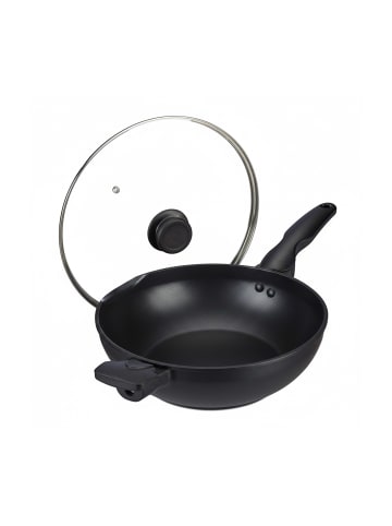 relaxdays Wok in Schwarz - Ø 30 cm