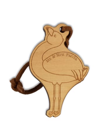 Mr. & Mrs. Panda Schlüsselanhänger Flamingo Stolz ohne Spruch in Braun