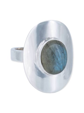 mantraroma 925er Silber - Ringe mit Labradorit