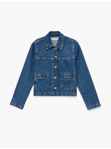 KOTON JACKSACKEN in Mittel Indigo