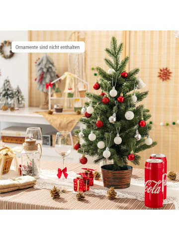 COSTWAY Künstlicher Weihnachtsbaum in Grün