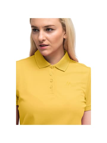 Maier Sports Ulrike Da-Polo 1/2 Arm in Gelb7051
