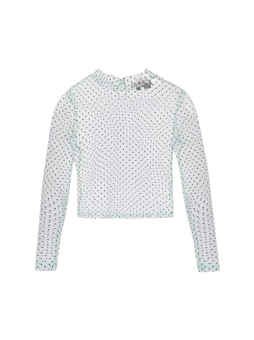 myMo ROCKS Women Blouse in aqua black