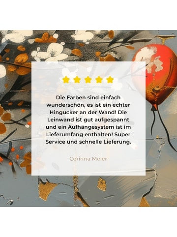 MuchoWow Leinwand bilder Blütenkunst (BxH)