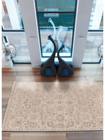 Atticgo Orientalischer Kurzflor-Teppich ONA in beige