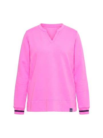 LAURASØN Sweatshirt in neon pink