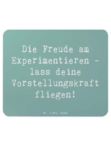 Mr. & Mrs. Panda Mousepad Spruch Die Freude am Experimentieren m... in Meeresbrise