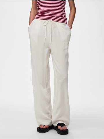 Pieces Hose mit weitem Bein in Bright White 2