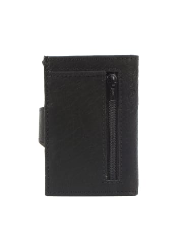 Margelisch Kreditkarten-Minibörse noonyu single leather in deepblack