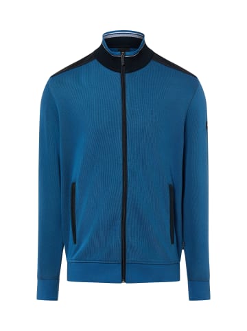 Bugatti Sweatjacke in blau schwarz - 0003