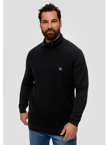 s.Oliver Strickpullover langarm in Schwarz