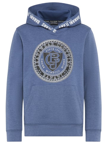 Bruno Banani Kapuzensweatshirt in blau meliert