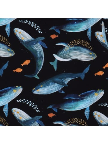 Walkiddy Sweatjacke Humpback Whales in Dark Blue