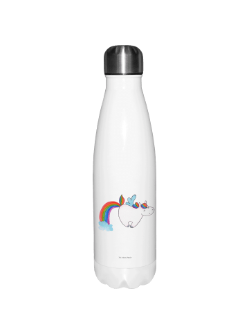 Mr. & Mrs. Panda Thermosflasche Einhorn Pegasus ohne Spruch in Weiß