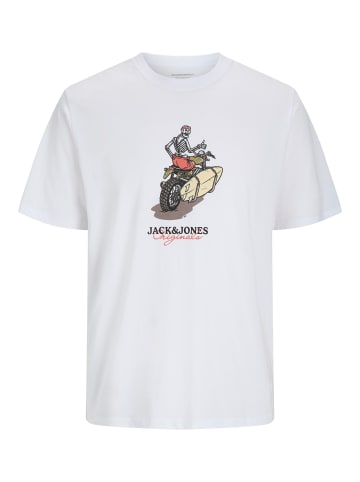 JACK & JONES PLUS T-shirt in Bright White