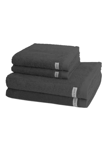 Ross 2 X Handtuch 2 X Duschtuch im Set Sinfonie in Schiefer