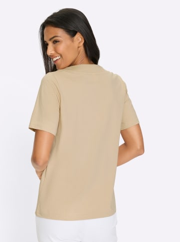 Sieh an! Kurzarm-Shirt in beige