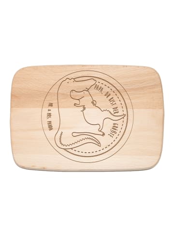 Mr. & Mrs. Panda vesperbrett Krokodil Papa mit Spruch in Transparent