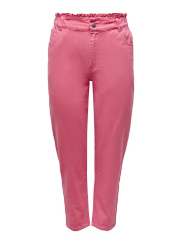 JACQUELINE de YONG Cropped Stoffhose mit Elastischem Bund JDYZIZZY in Rosa