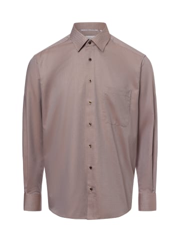 Eterna Hemd in melange weiß - 0001