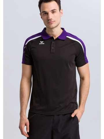 erima Liga 2.0 Poloshirt in schwarz/violet/weiss