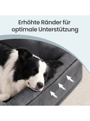 Feandrea Hundebett Blomfy in Dunkelgrau - (B)104 x (H)17 x (T)69 cm