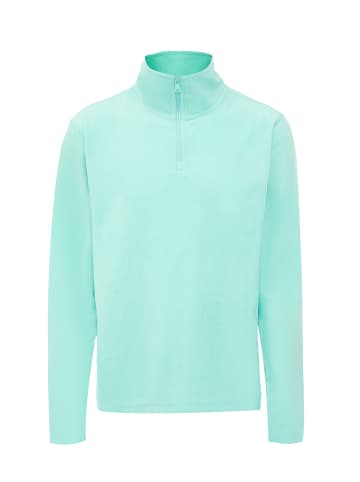 DreiMaster Men Fleece Pullover in Türkis