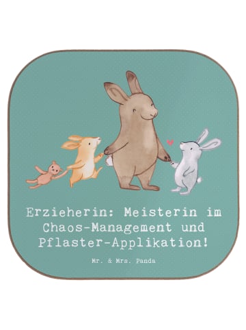 Mr. & Mrs. Panda gläseruntersetzer Erzieherin Chaos-Management m... in Meeresbrise