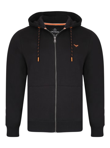 Threadbare Sweatjacke Through Tangerine in Black