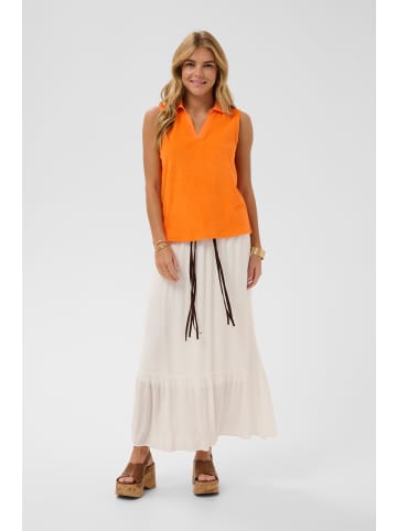 Cream Poloshirt CRFria Regular fit in Celosia Orange