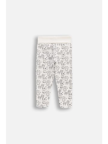 Coccodrillo Baumwoll-Schlafanzughose in ecru