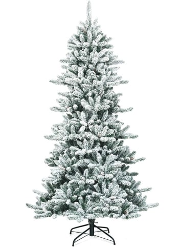 COSTWAY Künstlicher Weihnachtsbaum in Weiß