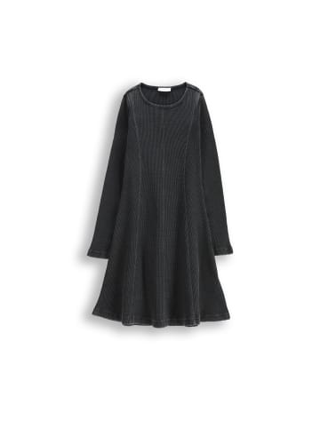 Coccodrillo Geripptes Kleid in grau