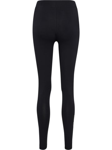 Hummel Leggings "Elemental Cotton Hw Tights" in Schwarz
