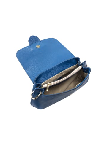 FELIPA Damen Umhängetasche Aus Leder in Blau