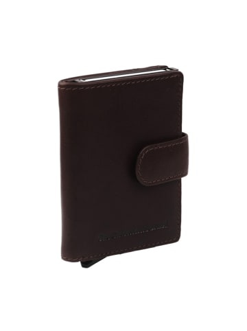 The Chesterfield Brand Loughton Kreditkartenetui RFID Schutz Leder 7 cm braun