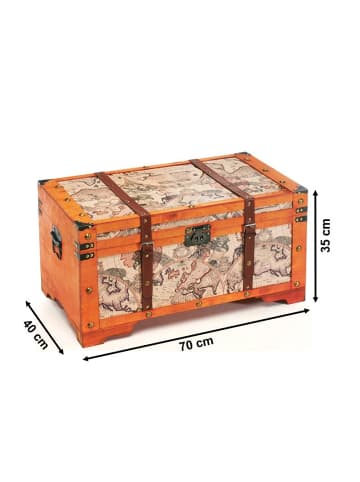 kobolo Truhe WORLDTRUNK in Braun