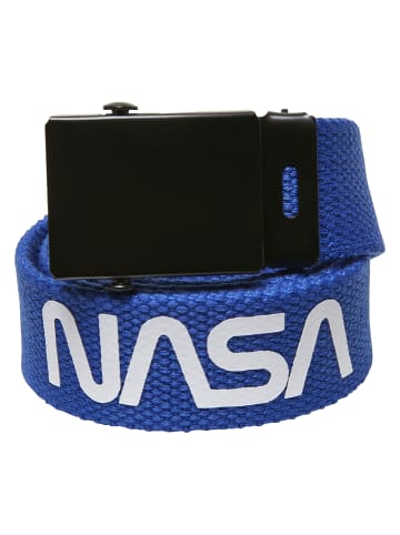 Mister Tee Belt in white/blue