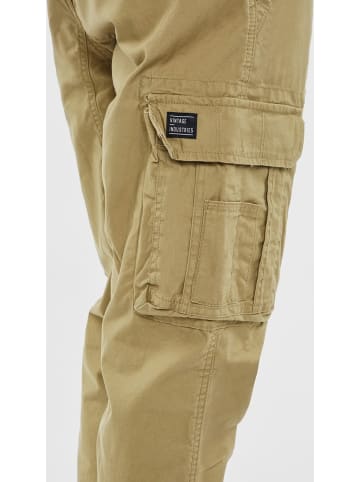 Vintage Industries Cargohose in Beige